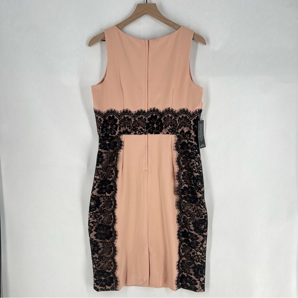 The Limited Blush & Black‎ Lace Sleeveless Midi Dress NWT Size 10 - Picture 10 of 16